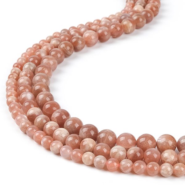 Sunstone stone beads