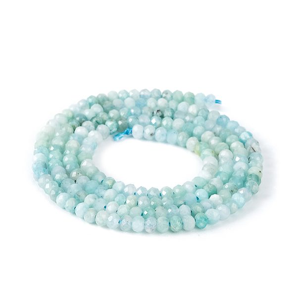 Amazonite faceted abacus – 3mm