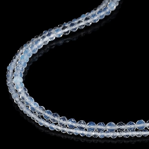 Opalite faceted stone beads