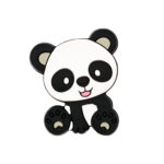 50 Pandas Cuentas de Silicona