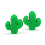50 Cactus Cuentas de Silicona